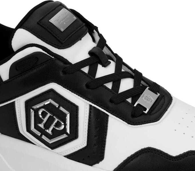 Sneakers Philipp Plein Sk8r Sneakers WHITE/BLACK Barbati (BM 19764581) 4