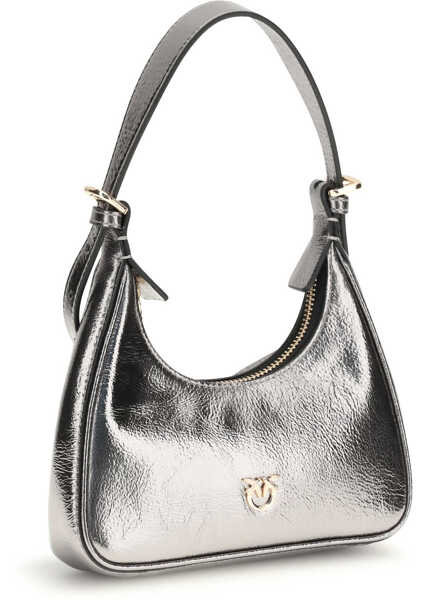 Genti de umar Pinko Baby Miss Pinko Baby Shoulder Bag ANTRACITE-GOLD MORDORE Femei (BM 19764614) 2