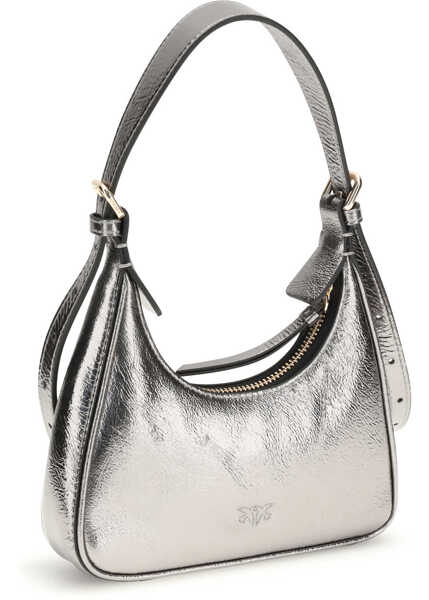 Genti de umar Pinko Baby Miss Pinko Baby Shoulder Bag ANTRACITE-GOLD MORDORE Femei (BM 19764614) 3