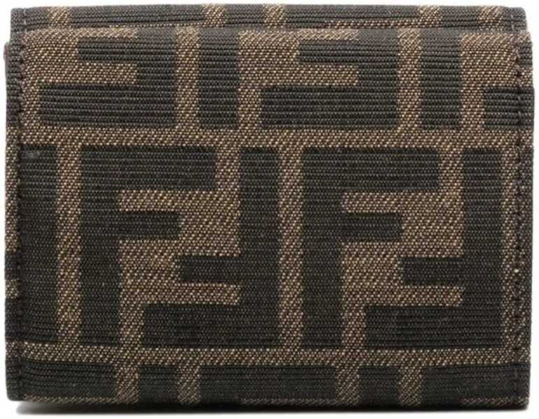 Portofele Fendi FF trifold Wallet TABACCOMOROO.SOFT Femei (BM 19764620) 2