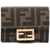Fendi FF trifold Wallet TABACCO+MORO+O.SOFT