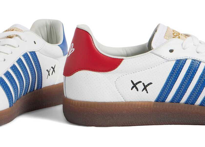 Sneakers DSQUARED2 Rebels Sneakers BIANCO/BLU/ROSSO Barbati (BM 19764653) 4