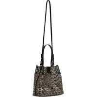 Genti de umar Release Jacquard and leather Bucket Bag Femei