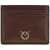 Pinko Shiny leather Card Holder BURGUNDY WINE-ANTIQUE GOLD