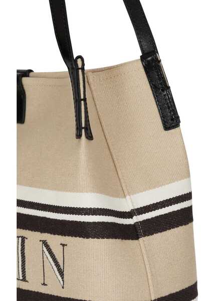 Genti de umar Balmain Release Shoulder Bag NATUREL/NOIR/ BLANC OPTIQUE Femei (BM 19764695) 5