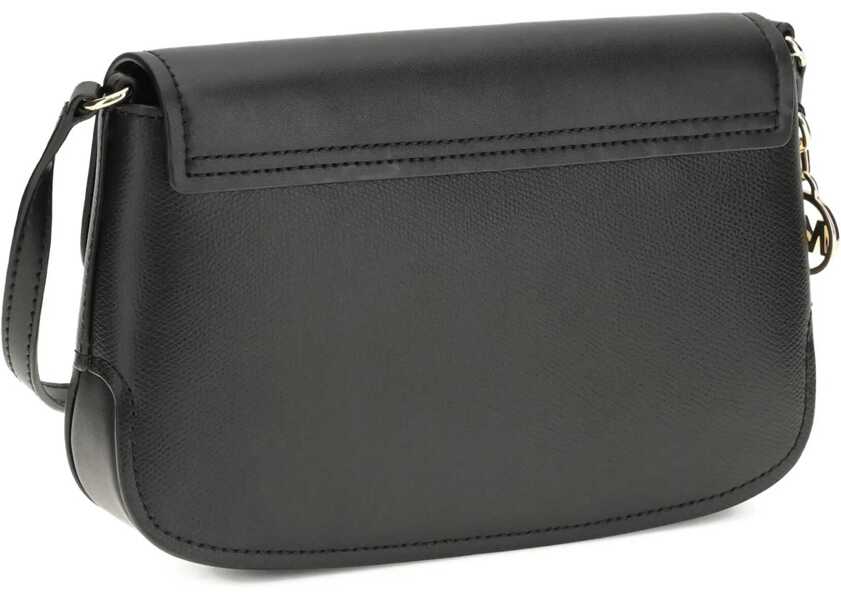 Portofele Michael Kors Leather Shoulder Bag BLACK Femei (BM 19764701) 2