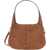Michael Kors Suede small Alice Shoulder Bag LUGGAGE