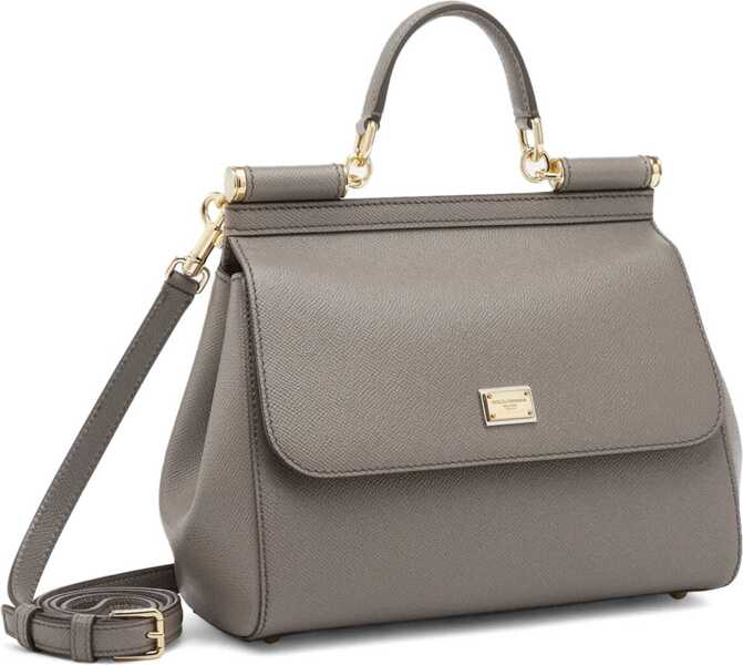 Genti de umar Dolce & Gabbana Borsa A Mano Sicily Large BROWN Femei (BM 19764785) 4