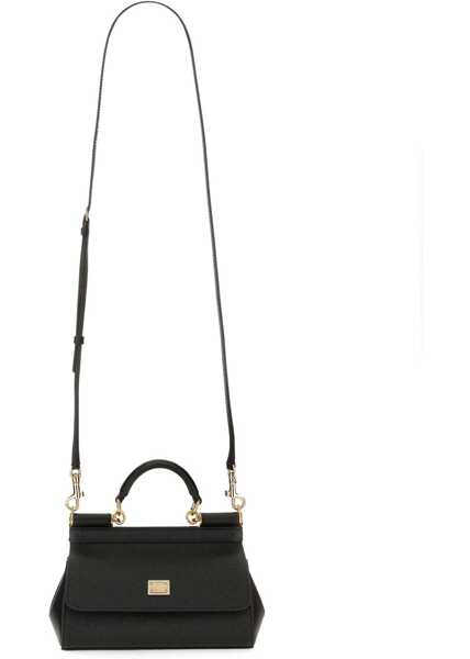 Genti de umar Dolce & Gabbana Borsa Sicily Small BLACK Femei (BM 19764812) 4