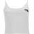 The North Face Top Slim Crop WHITE