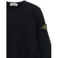 Hanorace pentru Baieti - Hanorace Stone Island Sweatshirt With Logo BLACK Baieti (BM 19764890) - B-mall.ro