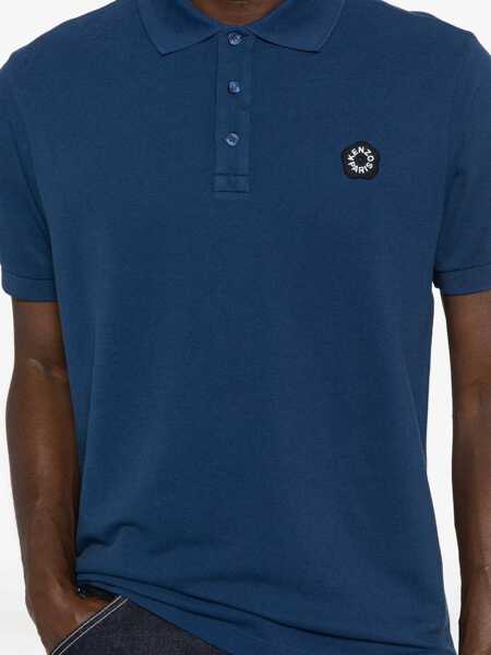 Tricouri Polo Kenzo Boke Flower Polo Shirt BLUE Barbati (BM 19764905) 5