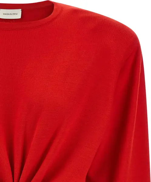 Pulovere Magda Butrym Knotted Sweater RED Femei (BM 19764923) 3