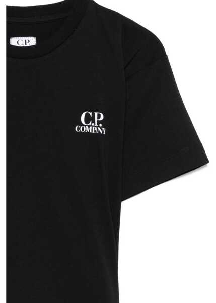Tricouri C.P. Company T-Shirt With Logo BLACK Baieti (BM 19764929) 3