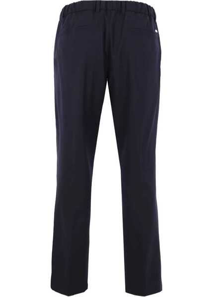 Pantaloni casual Herno Wool Blend Pants BLUE Barbati (BM 19764932) 2