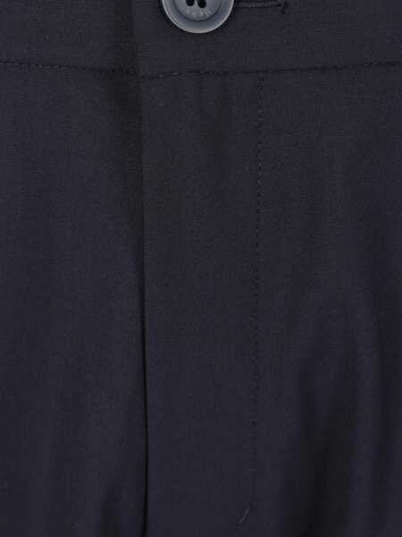 Pantaloni casual Herno Wool Blend Pants BLUE Barbati (BM 19764932) 4
