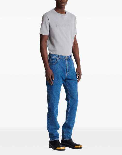 Blugi drepti Balmain Straight Denim Jeans DENIM Barbati (BM 19764944) 3