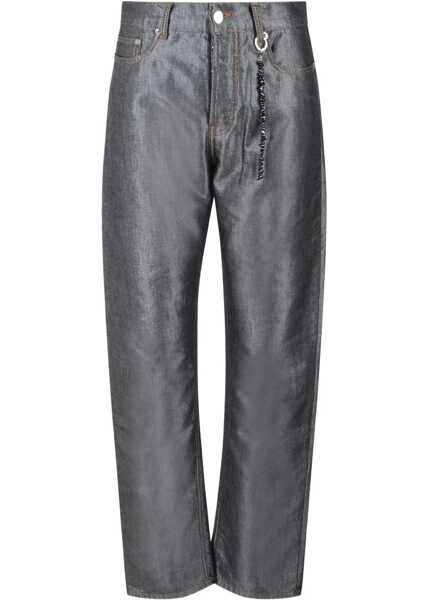 Blugi skinny DARKPARK Denim Pants With Chain GREY Femei (BM 19764956) 2