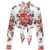 Dolce & Gabbana Floral Print Crop Shirt WHITE