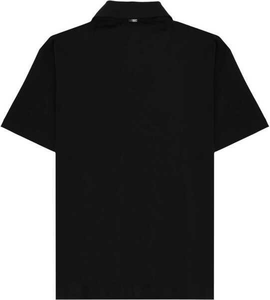 Tricouri Polo Herno Cotton Polo BLACK Barbati (BM 19765016) 2