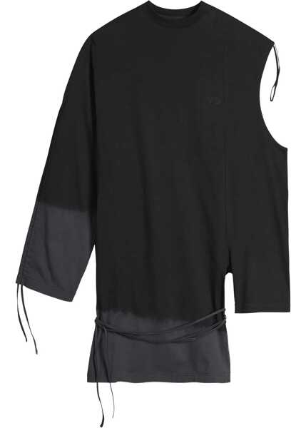 Tricouri Y-3 T-Shirt With Cut-Out Detail BLACK Femei (BM 19765019) 3