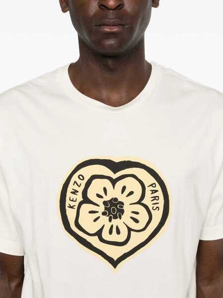 Tricouri Kenzo Boke Heart T-Shirt POWDER Barbati (BM 19765055) 5