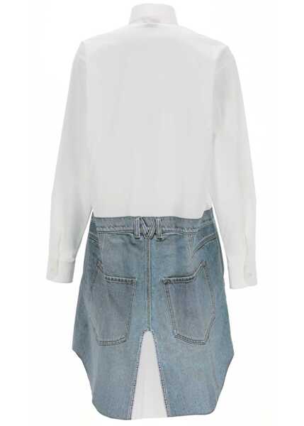 Rochii casual Moschino Printed Midi Dress WHITE Femei (BM 19765067) 2