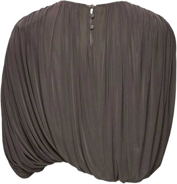 Bluze Magda Butrym Draped Cupro Top BROWN Femei (BM 19765070) 3