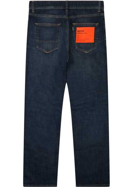 Pantaloni casual Department Five Jeans With Logo Patch BLUE Barbati (BM 19765091) 2