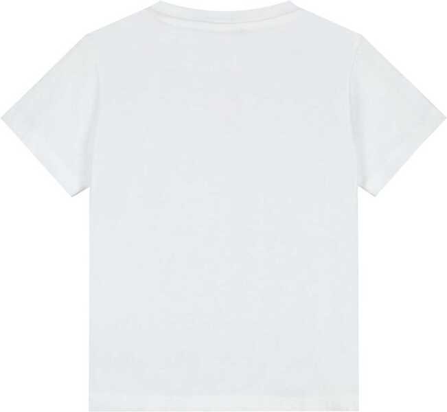 Tricouri Balmain T-Shirt With Logo And Buttons WHITE Fete (BM 19765103) 2