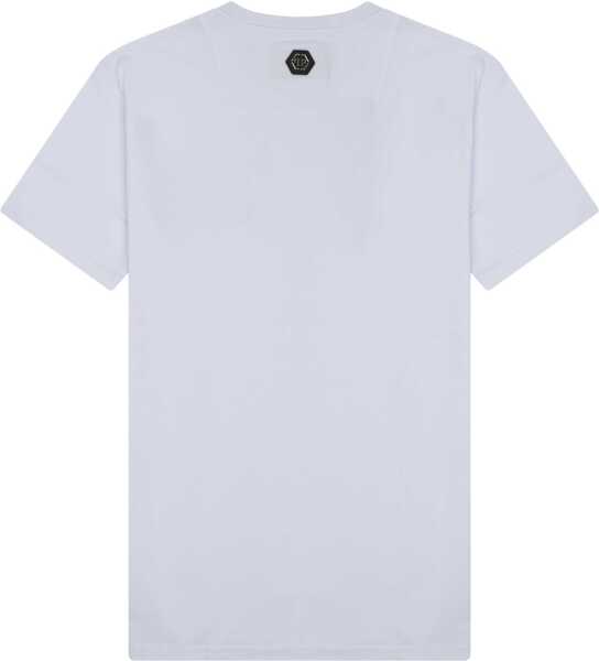 Tricouri Philipp Plein T-Shirt With Logo WHITE Barbati (BM 19765112) 2