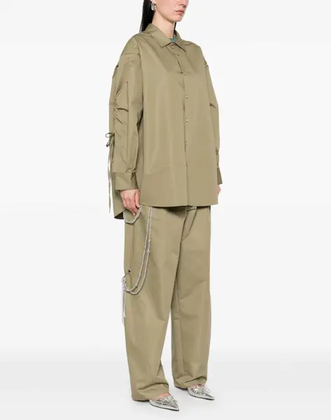 Bluze DARKPARK Satin Shirt MILITARY GREEN Femei (BM 19765127) 3