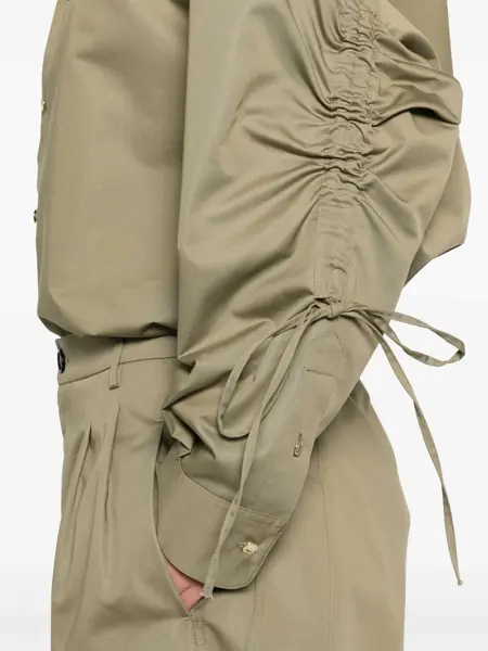 Bluze DARKPARK Satin Shirt MILITARY GREEN Femei (BM 19765127) 5