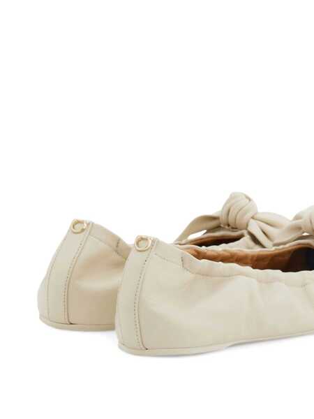 Balerini Ferragamo Ballerinas White Femei (BM 19765134) 4