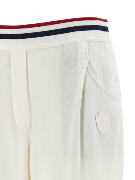 Pantaloni casual Brunello Cucinelli Trousers White Femei (BM 19765296) 3