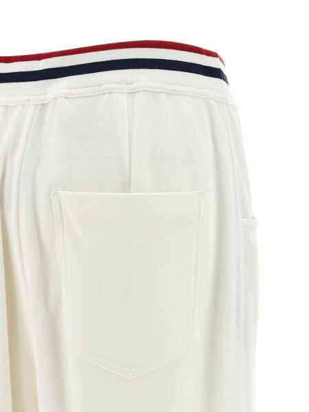 Pantaloni casual Brunello Cucinelli Trousers White Femei (BM 19765296) 4