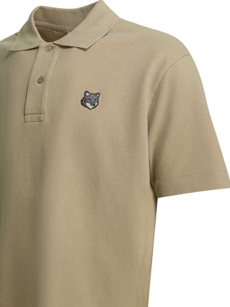 Tricouri Polo MAISON KITSUN Polo shirts Green Barbati (BM 19765326) 4