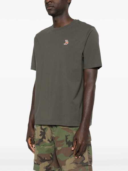 Tricouri MAISON KITSUN T-shirts Green Barbati (BM 19765335) 3