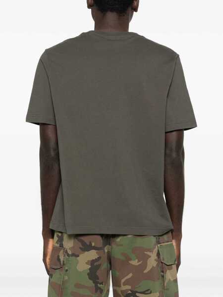 Tricouri MAISON KITSUN T-shirts Green Barbati (BM 19765335) 4