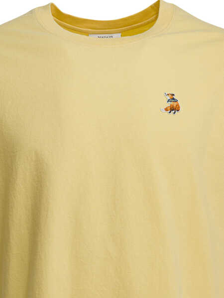 Tricouri MAISON KITSUN T-shirts Yellow Barbati (BM 19765338) 3