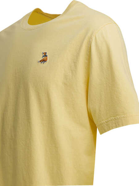 Tricouri MAISON KITSUN T-shirts Yellow Barbati (BM 19765338) 4