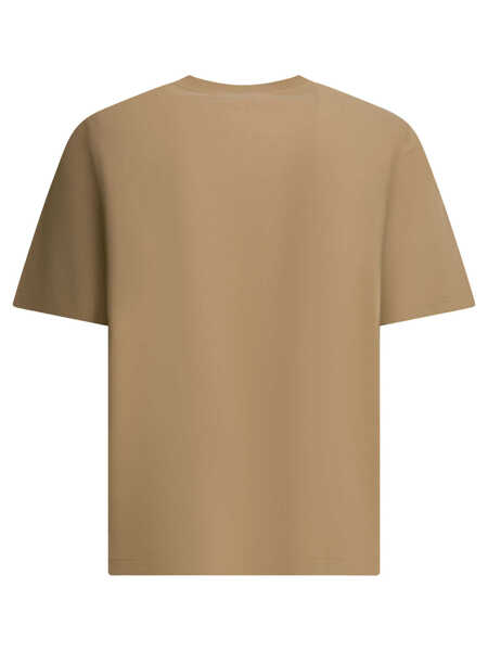 Tricouri MAISON KITSUN T-shirts Beige Barbati (BM 19765341) 2