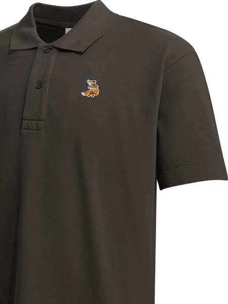 Tricouri Polo MAISON KITSUN Polo shirts Green Barbati (BM 19765344) 4