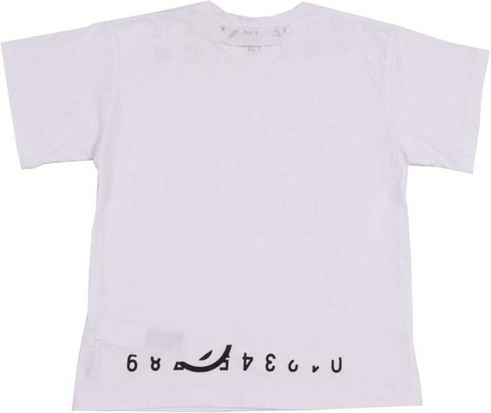 Tricouri MM6 Maison Margiela T-Shirt With Logo WHITE Baieti (BM 19766534) 2