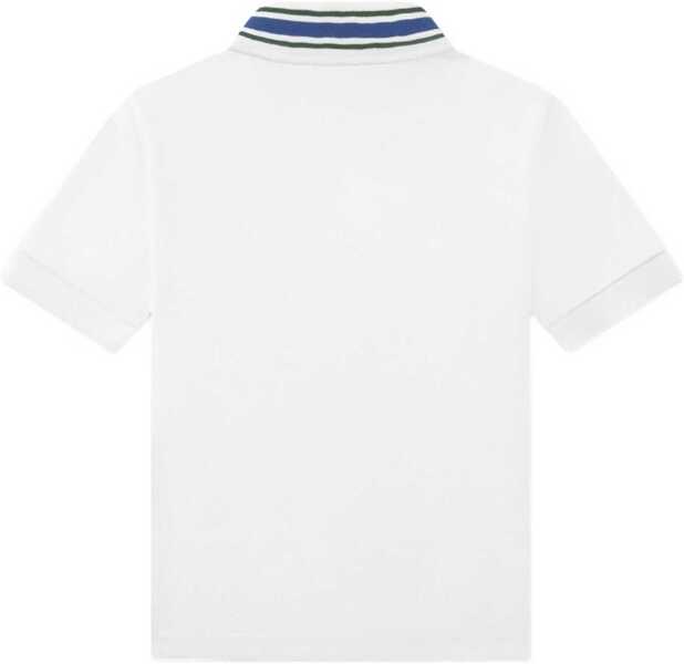 Tricouri Polo Lacoste Polo Shirt Petit Pique WHITE Baieti (BM 19766546) 2