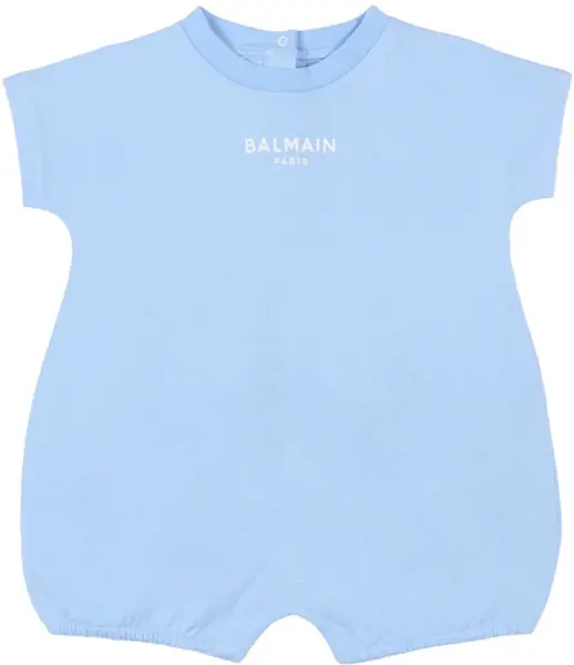 Salopete Balmain Bodysuit Set With Gag BABY BLUE Baieti (BM 19766561) 3