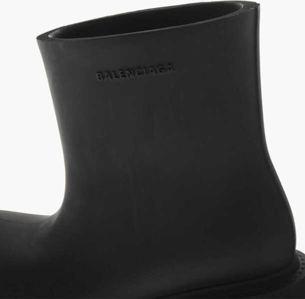 Botine Balenciaga Rigid Rubber Ankle Boots Steroid Black Femei (BM 19766591) 4