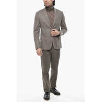 Sacouri CORNELIANI pentru Barbati - Sacouri CORNELIANI Cc Collection Patterned Virgin Wool Blend Blazer With Patch Multicolor Barbati (BM 19766633) - B-mall.ro