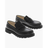 Mocasini Brushed Leather Penny Loafers Femei