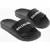 Balenciaga Rubber Slides Smooth With Embossed Logo Black